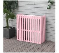 Freestanding Air Conditioner CoverSolid Wood Privacy Screen for Outdoor Units Durable Protective GrillesEnhance Curb Appeal & Shield from Elements
