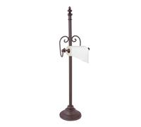 Freestanding Antique Style Cast Iron Scrolled Toilet Roll Holder (AD06)