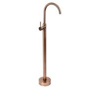 Freestanding Basin Faucet Rea Lungo Brush Copper