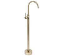 Freestanding Basin Faucet Rea Lungo Brush Gold