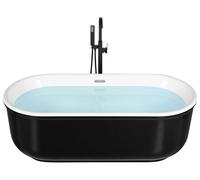 Freestanding Bath 1700 x 800 mm Black PINEL