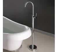 Freestanding Bath Shower Mixer Tap Single Handle Hot & ColBrass Faucet for Bathroom Modern Floor Mount Tub Tap HighQuality Bath Accessories