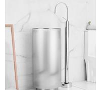 Freestanding Bathroom Basin Mixer Tap360° Rotating Spout SingHandHot & Cold Water Floor Mounted Bath Faucet for Modern Bathroom SinkLuxury Design