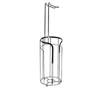 Freestanding Bathroom Toilet Roll & Spare Paper Combo Chrome Dante