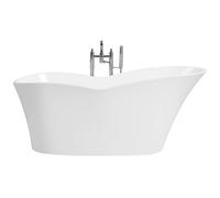 Beliani Freestanding Bathtub DULCINA 1700 x 800 mm White, White