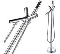 Freestanding Bathtub Faucet, Bath Faucet, Chrome-Plated Brass,