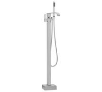 Beliani Freestanding Bathtub Faucet Niagara Silver, Silver