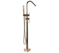 Beliani Freestanding Bathtub Faucet Victoria Copper