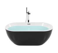 Freestanding Bathtub NEVIS 1700 x 800 mm Black