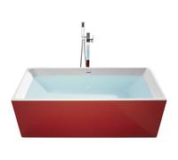Freestanding Bathtub RIOS 1700 x 800 mm Red