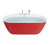 Freestanding Bathtub ROTSO 1700 x 800 mm Red