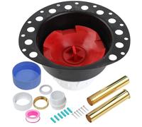 Freestanding Bathtub Tub Drain Kit, Anti Backflow Bathtub Drain Installation Kit with 2in to 1.5in Adapter, Built - in Test Cap for Freestanding Drop - in Tubs on Tile Concrete