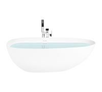 Freestanding Bathtub TURIA 1700 x 800 mm Solid Surface White
