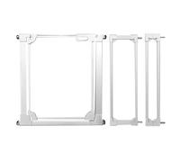 Freestanding Clear Acrylic Pet Gate With Wall Protectors Auto Close Hold Open Safety Gate for Stairs Doorways and Home Easy Installation((109-120.9) x77cm)