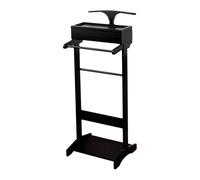 Freestanding Clothes Valet Stand with Pants Bracket for Crease-Free Suit and Coat Storage