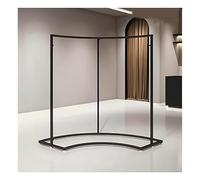 Freestanding Clothing Rack, Half Round Garment Display for Retail, Floor Standing Clothes Rack for Boutiques and Markets