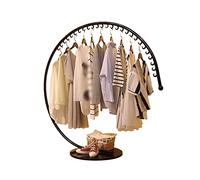 Freestanding Coat Rack with Curved Hooks, Heavy Duty Garment Stand for Clothes, Large Storage for Suits & Scarves, Bedroom Entryway