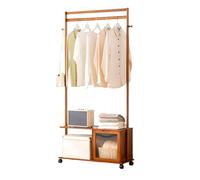Freestanding Coat Rack with Storage Shelves and Hooks, Entryway nizer for Coats, Hats, Scarves, and Clothing, 80x30x171cm - Stylish Home Decor Solution