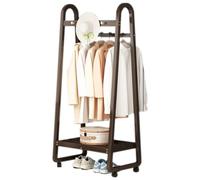 Freestanding Coat Rack with Wheels - Portable Storage Solution for Entryway, Hall, Foyer, Utility Room, and Bedroom