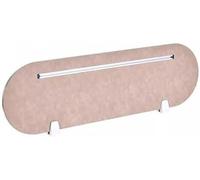 Freestanding Desk Privacy Divider with Support Legs Soundproof Partition for Classroom Desks Pink 30x100x0.5CMEnhance Focus & Comfort in Learning Spaces