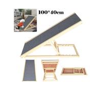 Freestanding Dog Ramp Pet Puppy Ramp Adjustable Heights Non-Slip Car