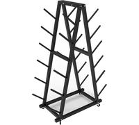 Freestanding Double-Sided 6-Tier Sto Rack for Exercise Mats, Foam Rollers & Fitness Accessories - Space-Saving nizer for Home Gym & Studio