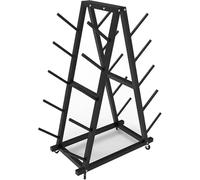 Freestanding Double-Sided 6-Tier Sto Rack for Exercise Mats, Foam Rollers & Fitness ar - Space-Saving nizer for Home Gym, Studio & Workout Equint
