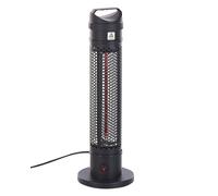 Freestanding Electric Patio Heater 1000 W Black KRAKATOA