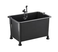 Freestanding Floor Mop Sink, Commercial Mop Sink, Plastic Basin Household Mop Buckets for Balcony Bathroom Kitchen Restaurant