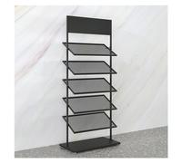 Freestanding Floor Tile Display Rack, Heavy Duty Metal Sample Display Stand For Ceramic Tiles, Stone Slabs, Wood Panels And Showroom Displays Black-a 67X35X150CM