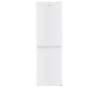Freestanding Fridge Freezer 60/40 Split - Tall 247L White Unit with 165L Fridge, No Frost Freezer, 173cm Height, 55cm Width, Glass Shelves, Low 40dB Noise - Upright Standing Design - RF01FF247W01
