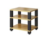 Freestanding Gaming Audio Rack Adjustable AV Media Stand for Amplifiers Easy Assembly for Living Room Gaming Room Studio & Meeting RoomOriginal Wood 60 cm