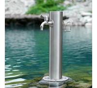 Freestanding Garden Faucet Post - Winter-Resistant Water Column Floor-Mounted Tap Ideal Outdoor Hydrant Fountain for Gardening and Yard Features