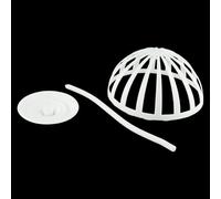 Freestanding Hat Cap Storage Rack for Wigs Hats Baseball Travel Hats, 30cm Tall Display Organizer Stand with Stable Base, White(White)