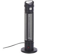 Freestanding Infrared Patio Heater KRAKATOA 1000 W Black