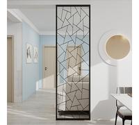 Freestanding Iron Room Divider Chinese Style Metal Partition Screen for Home Office Decorative Hollow Wall Panel Stylish Indoor Privacy Solution