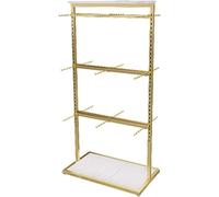 Freestanding Lingerie Display Rack for Clothing Stores, Retail Underwear Showcase, Adjustable Storage Shelves for Boutique Merchandising