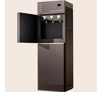 Freestanding Mains Fed Unit Floor Standing Drinking Fountain, Water Cooler Dispenser With Bottom Loading, For Home Office Commercial Business User,001,Cold and hot type