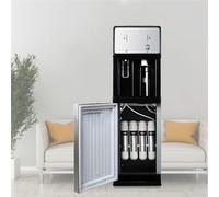 Freestanding Mains Fed Water Dispenser with 4-Stage Filtration, Office & Home Use, Water Shortage Protection, Reliable Floor Unit for Clean Drinking Water