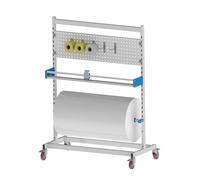 Freestanding Manual Bubble Wrap Slitting Machine 360° Movement Cush Packaging Solution Dimensions 176x60x155cm Efficient and Easy to Use for Packaging Needs