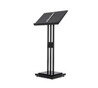 Freestanding Menu Stand - Metal Brochure Display Holder, Multipurpose Sign Holder Podium for Restaurants & Events, Size: D-32x28x93cm, Perfect for Menus & Promotions