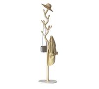 Freestanding Metal Coat Tree with 8 Hoo -Tree Branch Design Sturdy Base for Entryway Hallway & Bedroom Easy Assembly SpaceSaving Coat Rack
