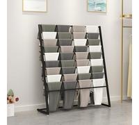 Freestanding Metal Scarf Display Rack, 10 Tier Commercial Clothing Organizer for Shawl Hijab Silk Pants in Boutique Retail Store