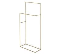 Freestanding Metal Towel Rack Simple Bathroom & Balcony Gold Towel Holder for Bedroom Space-Saving Stylish Design Independent Towel Stand.