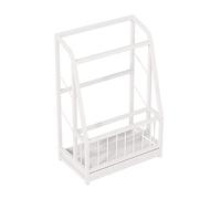 Freestanding Metal Umbrella Stand - Deep Storage for Entryway, Hallway, and Doorway Organization, Hollow-out Design for Half Umbrellas