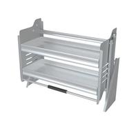 Freestanding Multi-Layer Kitchen Floor Cupboard,Kitchen Cabinet Organizer,2 Tier Pull-Out Cabinet Organizer,Pull Down Cabinet Organizer,Retractable Kitchen Storage Shelf,Suitable f,864x560x270mm