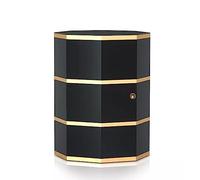 Freestanding Multi-Layer Shoe Storage Cabinet - Large Capacity Dustproof Shoe Rack Tower with 360° Rotating Octagon Design - Space-Saving for Home Entryway