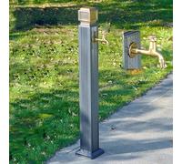 Freestanding Outdoor Garden Faucet - Frost-Free Vertical Hose Stand & Spigot for Convenient Water Access, Durable Floor Mount Water Column for Efficient Gardening