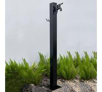 Freestanding Outdoor Garden Water Column with FaucetStylish Purple Design Thick Base Easy Installation for Parks & GardensDurable & Functional Water Feature