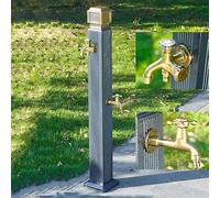 Freestanding Outdoor Garden Water Faucet - Frost-Free Floor Mount Hose Stand & Spigot for Easy Access, Efficient Watering, Durable Vertical Design, Perfect for Gardens and Yards